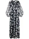 Sachin & Babi Jenny Chiffon Dress In Black
