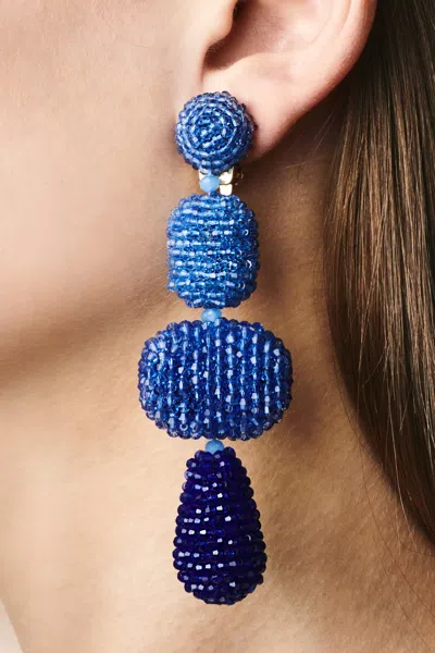 Sachin & Babi Josephine Earrings In Blue