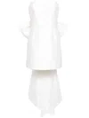Sachin & Babi Kaia Bow-detail Minidress In Weiss