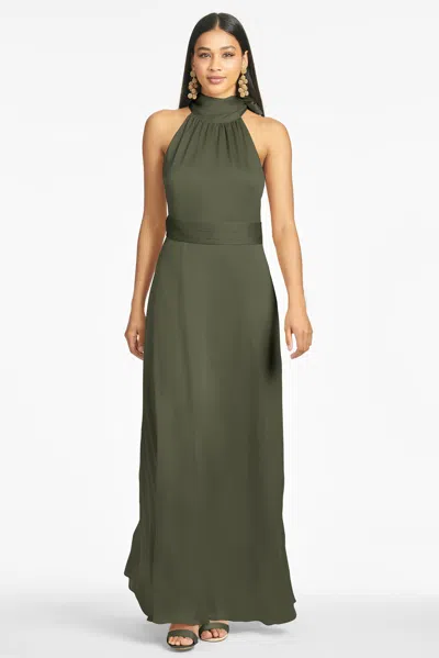 Sachin & Babi Kayla Gown In Green