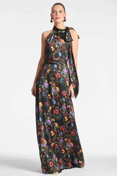 Sachin & Babi Kayla Gown In Black