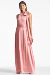 Sachin & Babi Kayla Tie High Neck Gown