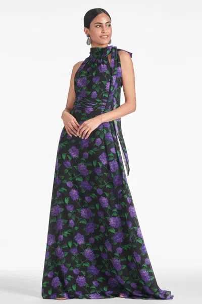 Sachin & Babi Kayla Gown In Purple