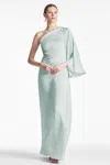 Sachin & Babi Keely One-shoulder Gown