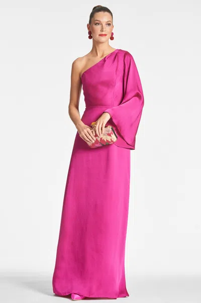 Sachin & Babi Keely Gown In Dragonfruit