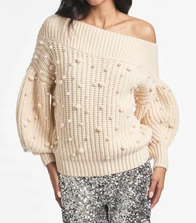 Sachin & Babi Kit Knit Sweater In Ivy In Beige