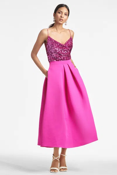 Sachin & Babi Leighton Skirt In Cerise