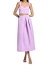 Sachin & Babi Leighton Pleated Skirt In Blue