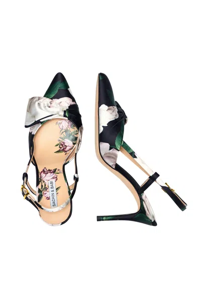 Sachin & Babi Lenox Obi-bow Slingback In Multi