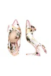 Sachin & Babi Lenox 90mm Floral-print Pumps In Pink Lemonade Bouquet