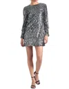 Sachin & Babi Lily Sequin Long Sleeve Minidress In Multi