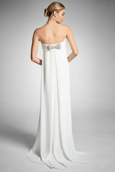 Sachin & Babi Lourdes Gown In White