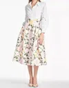 Sachin & Babi Lydia Floral-print Midi Skirt In Multi