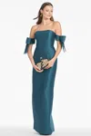 Sachin & Babi Women's Marlena Bow-embellished Stretch-mikado Off-the-shoulder Gown