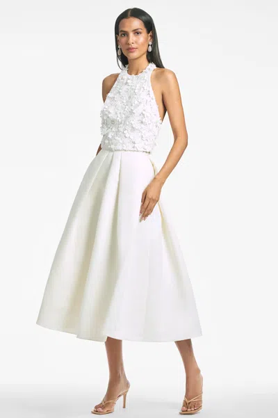 Sachin & Babi Marta Top In White