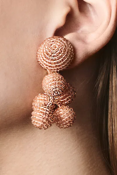Sachin & Babi Mini Coconuts Earrings In Brown