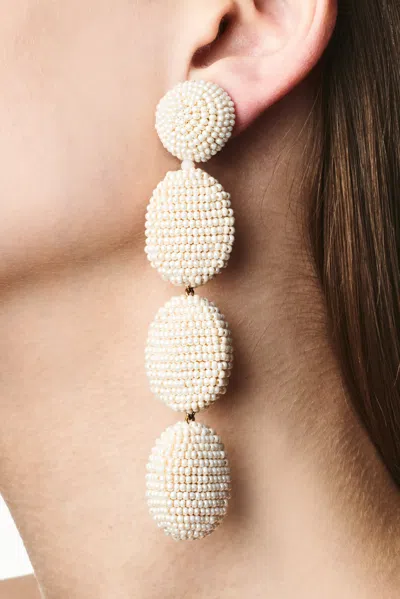 Sachin & Babi Natalie Earrings In White