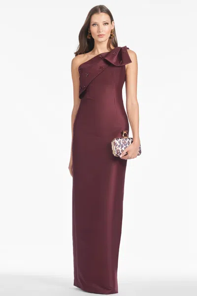 Sachin & Babi Olivia Gown In Red