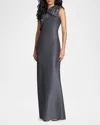 Sachin & Babi Olivia Gown In Charcoal