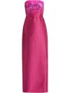 Sachin & Babi Phaedra Strapless Sequin Column Gown In Rosa