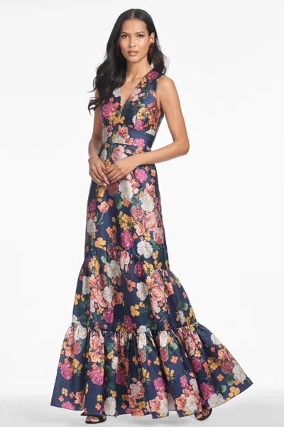 Sachin & Babi Rori Gown In Blue