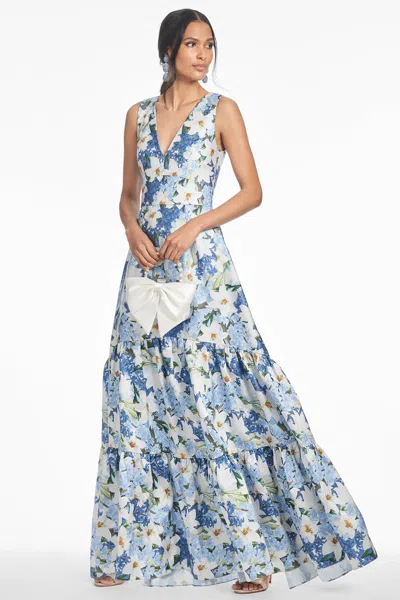 Sachin & Babi Rori Gown In Blue