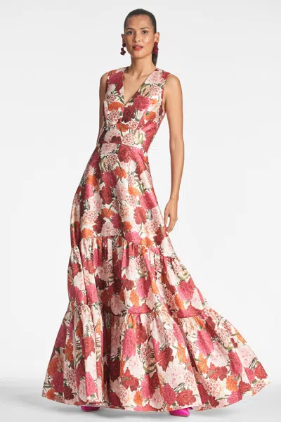 Sachin & Babi Rori Gown In Animal Print