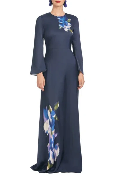 SACHIN & BABI SACHIN & BABI ALEX SATIN CREPE GOWN