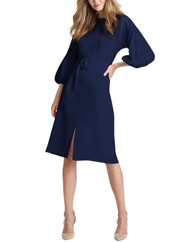 Sachin & Babi Annie Belted Crepe Dress In Multi