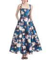 Sachin & Babi Audrey Floral A-line Gown
