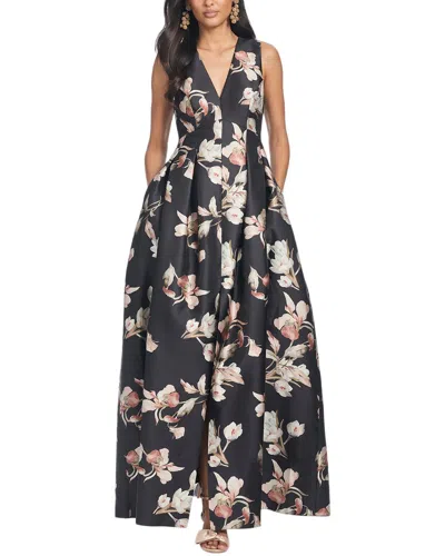 Sachin & Babi Brooke Gown In Black