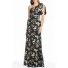 Sachin & Babi Chelsea Gown In Black Venetia Petals