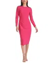Sachin & Babi Dee Ruched Bodycon Midi Dress In Multi