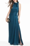 Sachin & Babi Kayla Gown In Bottle Green