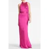 Sachin & Babi Kayla Halter Gown In Dragon Fruit