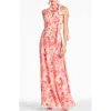 Sachin & Babi Kayla Halter Gown In Pastello Fiore