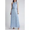 SACHIN & BABI SACHIN & BABI KAYLA HALTER GOWN