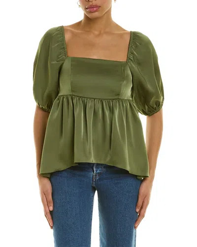 Sachin & Babi Lindsay Top In Green