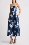 Sachin & Babi Shay Dress In Midnight Glacial Rose