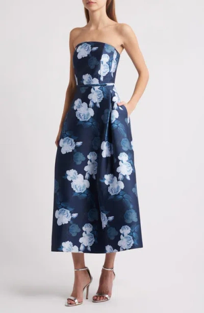Sachin & Babi Shay Dress In Midnight Glacial Rose
