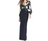 Sachin & Babi Schylor Gown In Multi