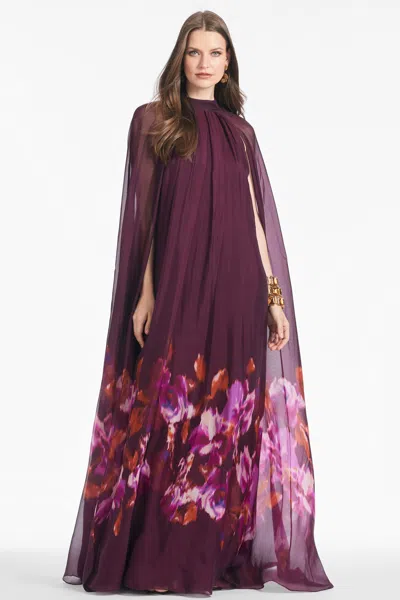 Sachin & Babi Tiana Gown In Red