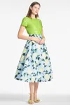 Sachin & Babi Veronica Top In Electric Lime