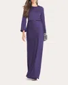 Sachin & Babi Alex Gown In Purple