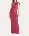 Sachin & Babi Bonnie Gown In Red