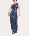 Sachin & Babi Delancy Gown In Blue