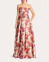 Sachin & Babi Women's Giovanna Pleated Floral-print Mikado Gown In Molti Fiore