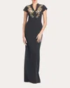 Sachin & Babi Hudson Gown In Black