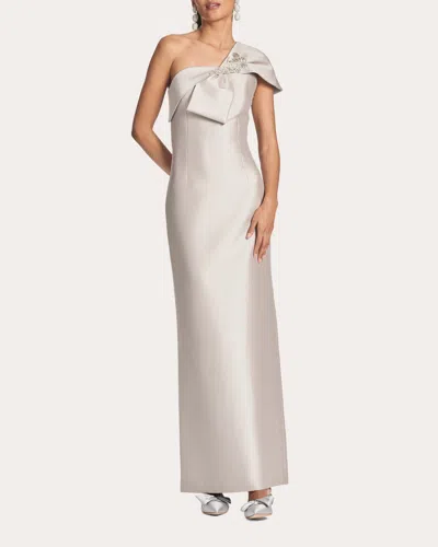 Sachin & Babi Ines Gown In Neutral