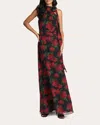 Sachin & Babi Kayla Gown In Red